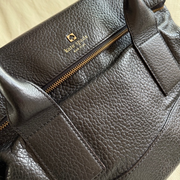 Kate Spade Black Leather Shoulder Bag - Picture 2 of 12